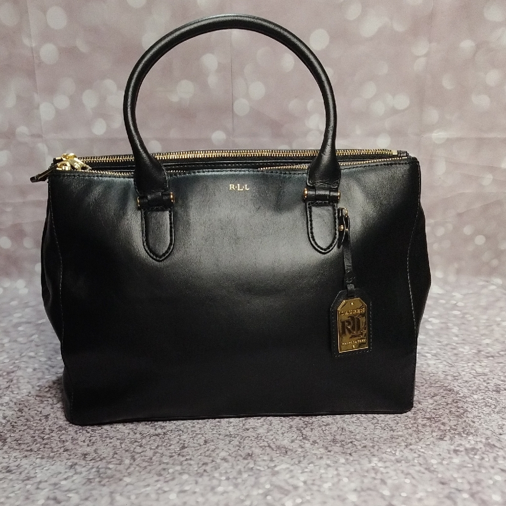 Ralph Lauren Black Satchel Bag